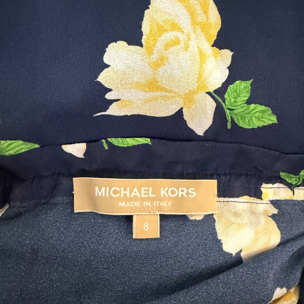 Michael Kors Collection $2495 Runway & Celeb Fave Silk Roses Dress Jumpsuit 8 - Picture 16 of 16